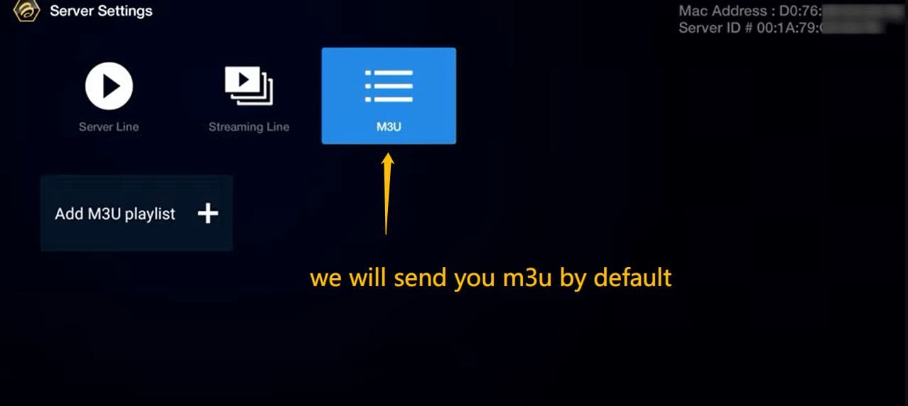 M3U Setup