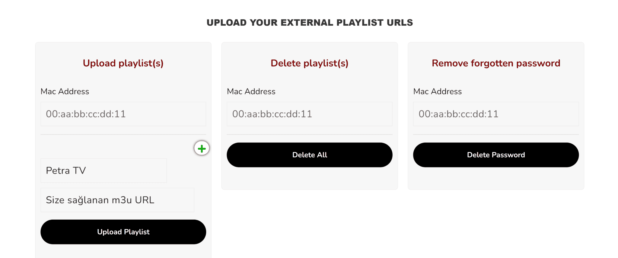 ELK Player Playlist Setup