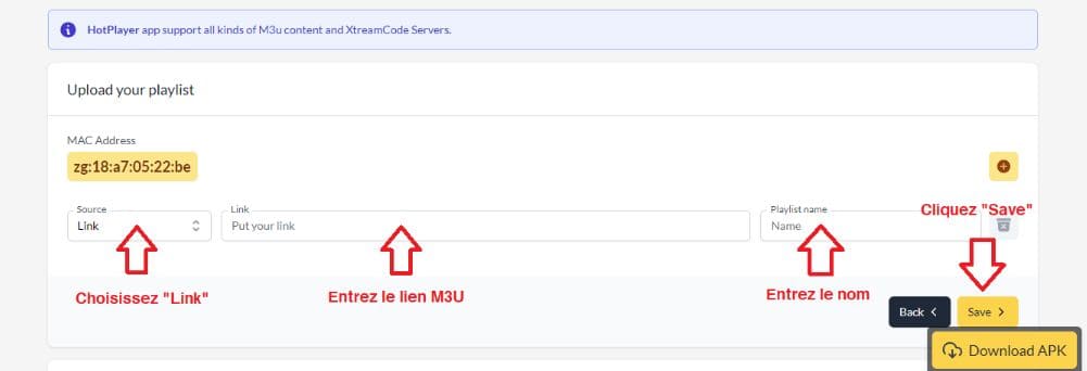HOT Player M3U Setup