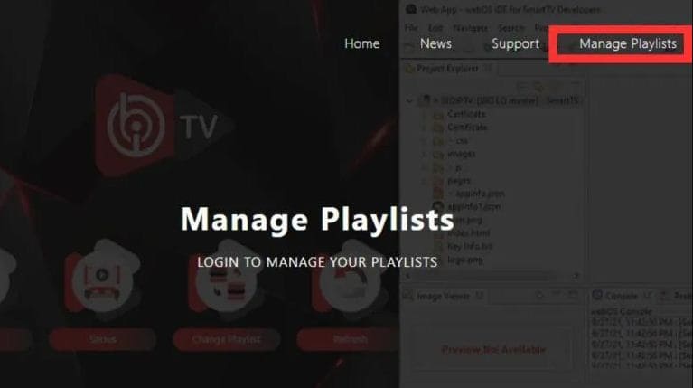 Manage Playlist