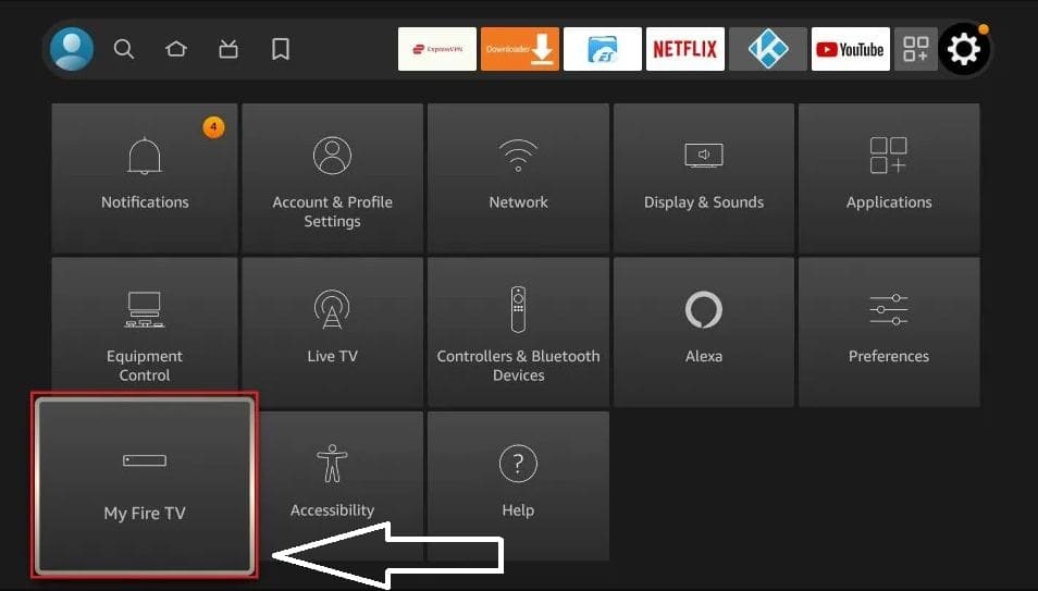My Fire TV option