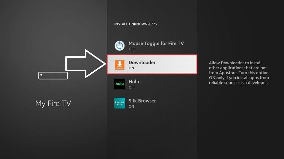 Enable unknown sources
